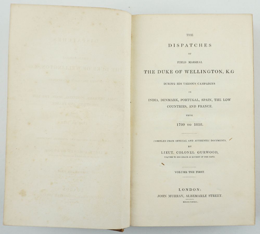 Os Despachos do Duque de Wellington (1834-1839)