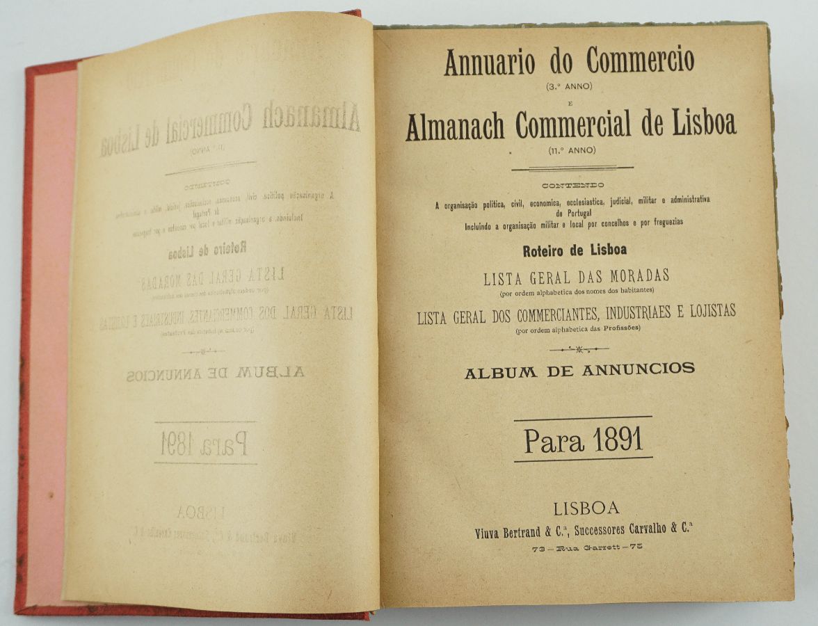 Anuário do Comércio e Almanaque Comercial de Lisboa (1891)