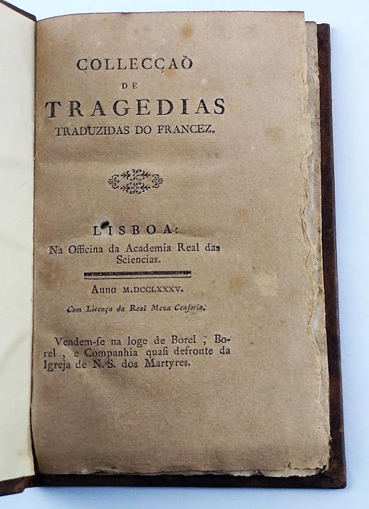 Rara tradução de Voltaire (1785)