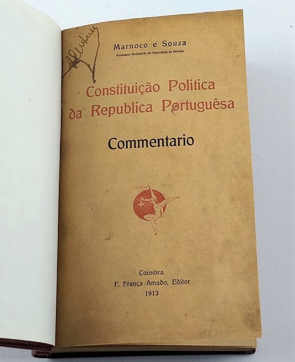 Raro estudo sobre a Constituição de 1911