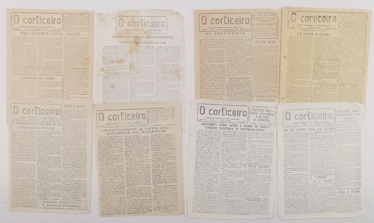 Jornal clandestino «O Corticeir» (1955, 1962, 1963)