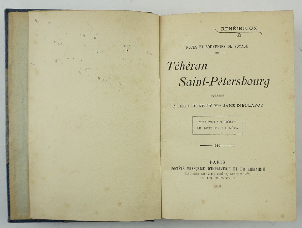 Notes et Souvenirs de Voyage Téhéran Saint – Pétersbourg