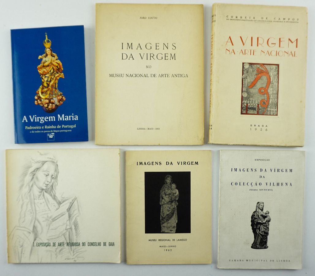 Conjunto de 5 Livros , Imagens da Virgem na Arte