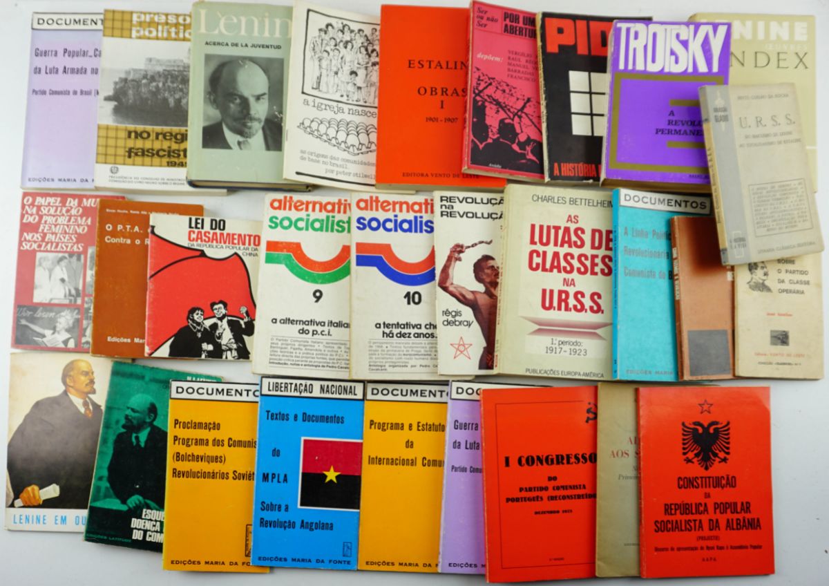 Extenso conjunto de livros sobre Politica 