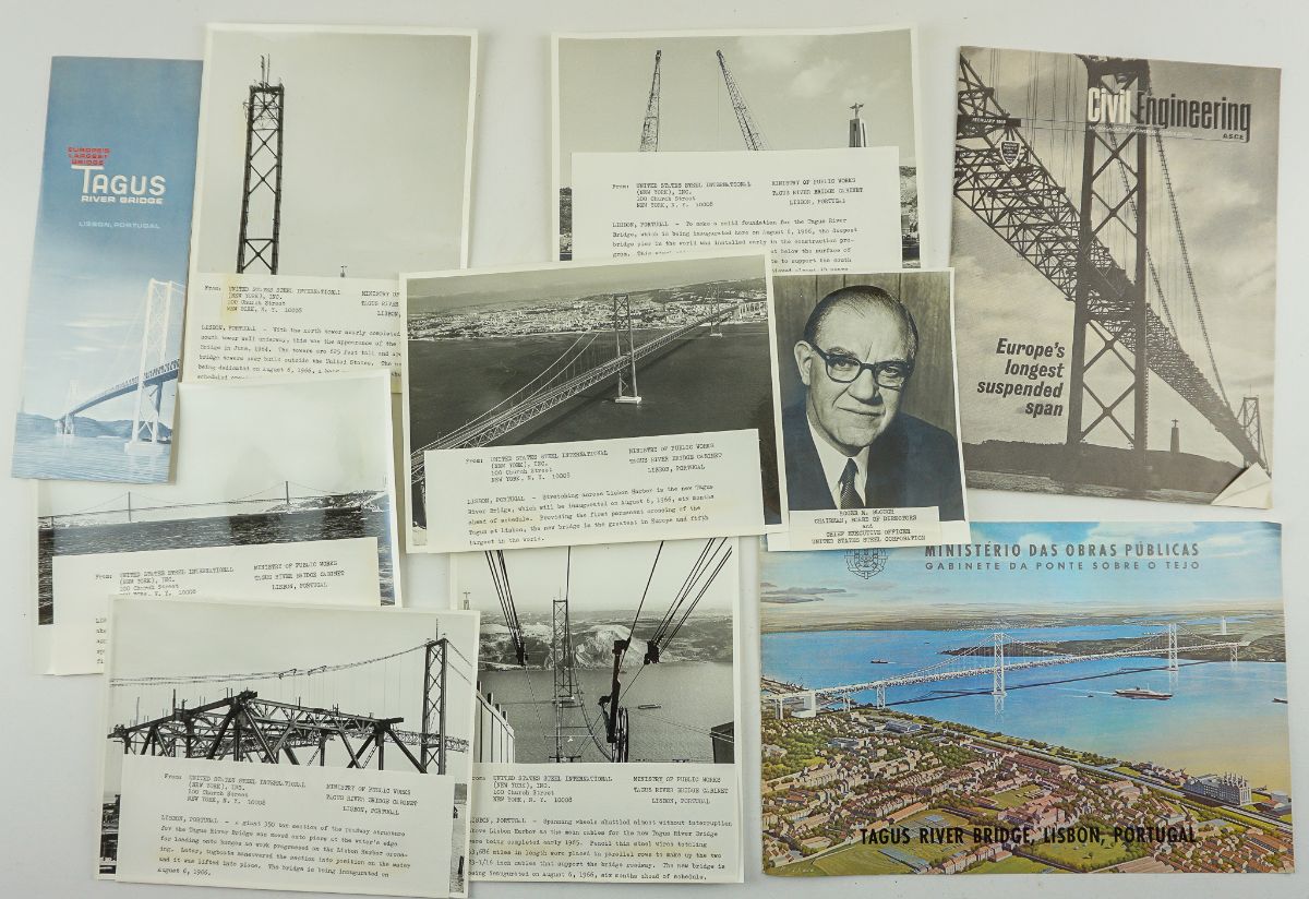 Projecto e fotografias Ponte de Salazar 1968