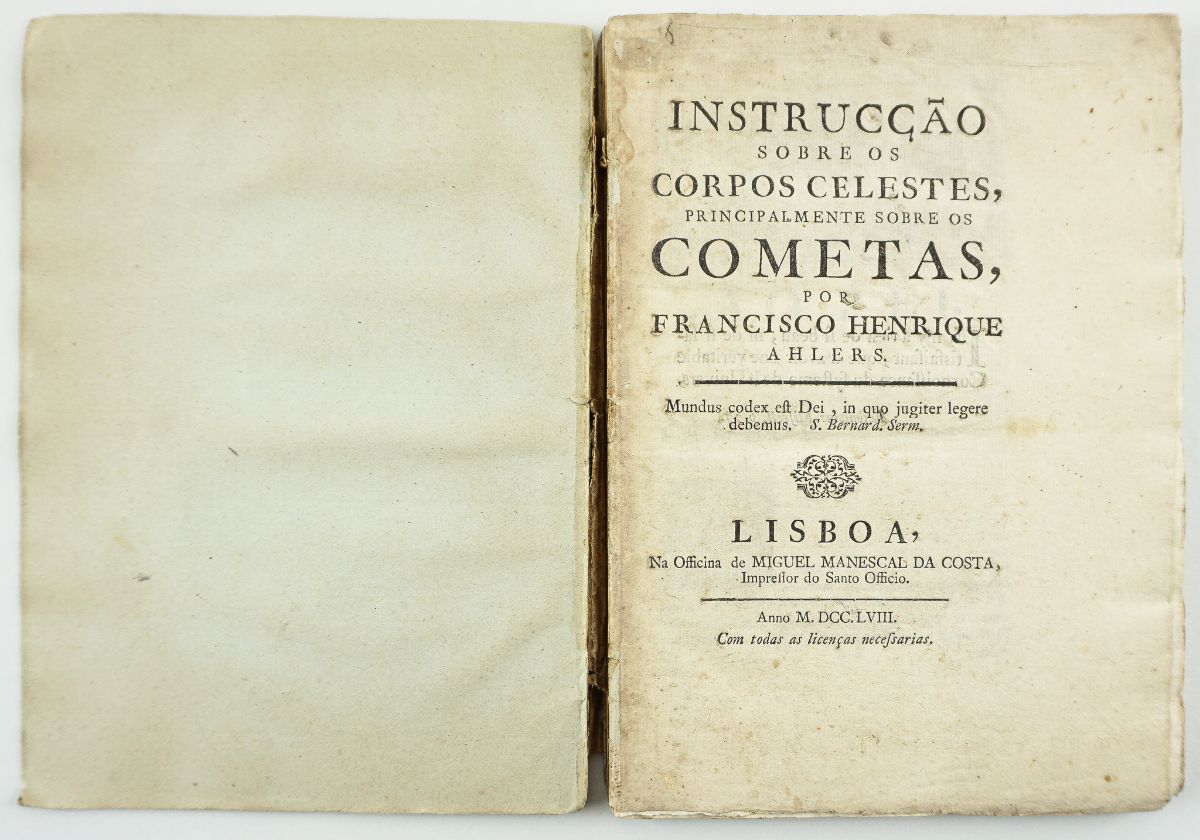 Obra sobre Cometas – 1758