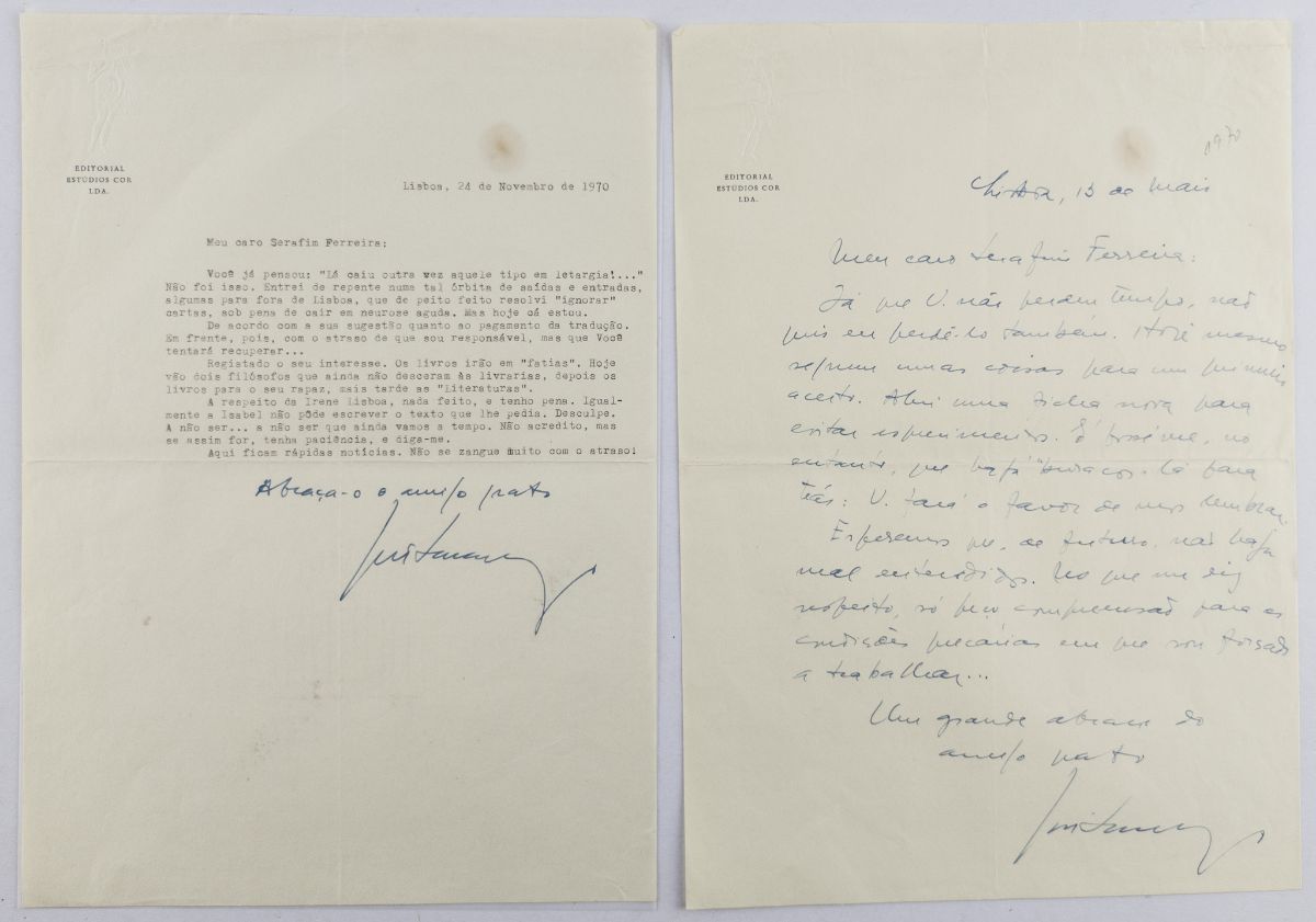 José Saramago – manuscrito
