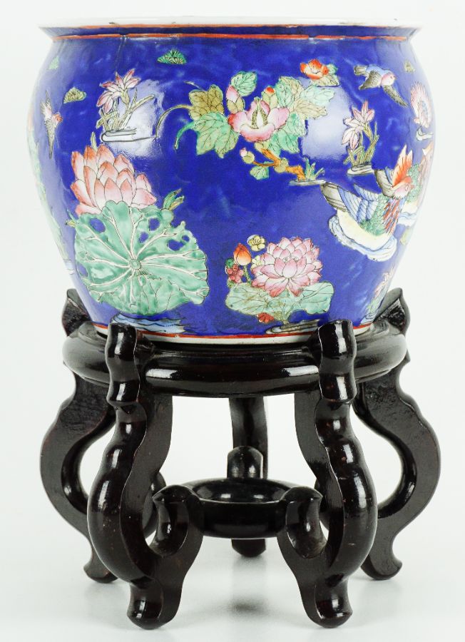 Aquário em porcelana oriental