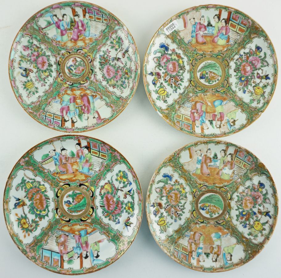 Quatro pratos chineses