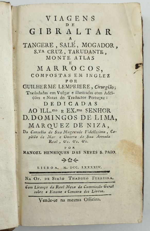 VALIOSO LIVRO DE VIAGENS.