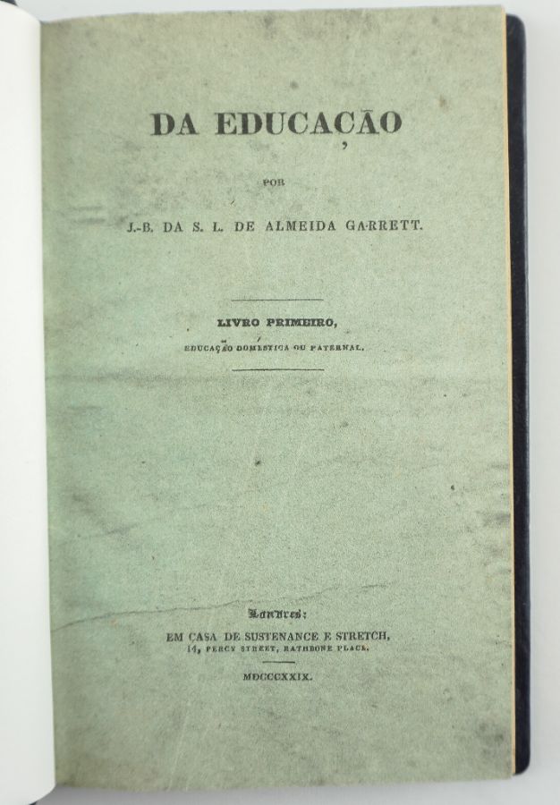 DOS MAIS RAROS LIVROS DE GARRETT