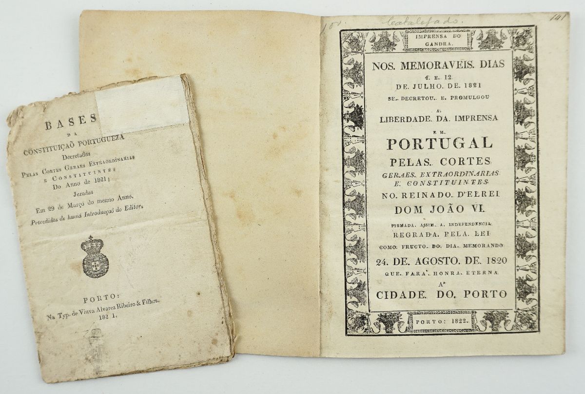 DOCUMENTOS HISTÓRICOS SOBRE A 1ª CONSTITUIÇÃO