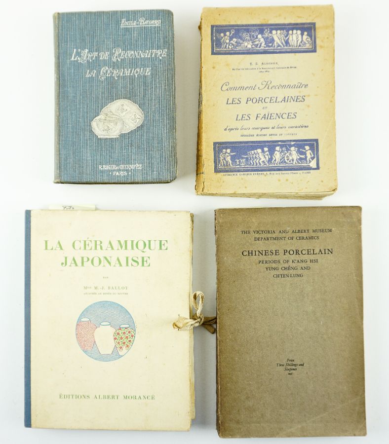 Livros sobre Cerâmica, Porcelana e Faiança