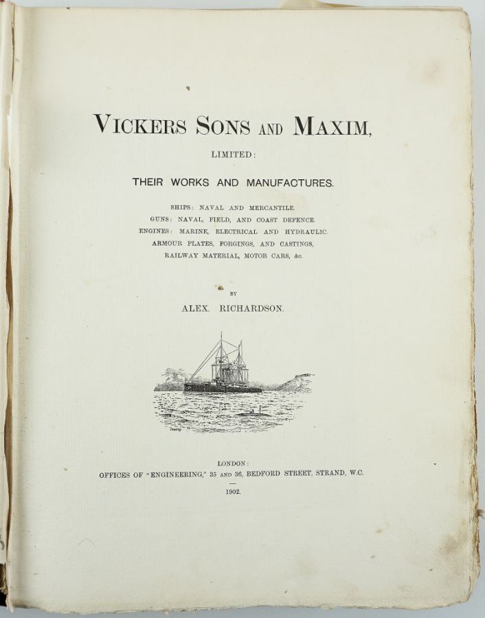 Vickers Sons and Maxim, Limited - 1902