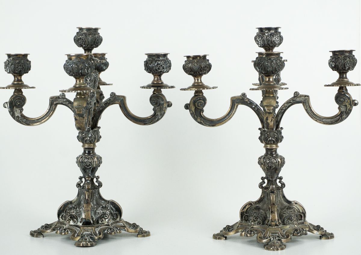 Par de Candelabros