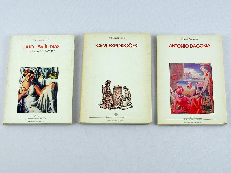 3 Livros da Colecção Arte e Artistas da Imprensa Nacional