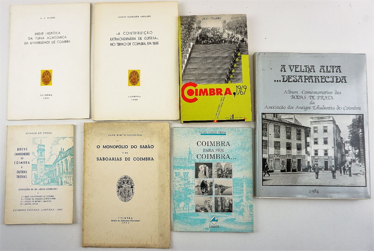7 Livros sobre Coimbra