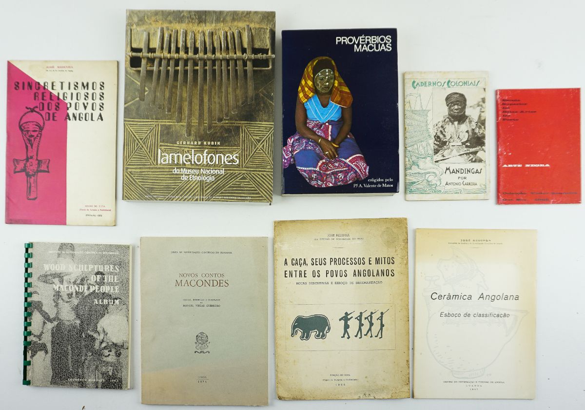Angola, José Redinha e outros autores. Livros e catálogos