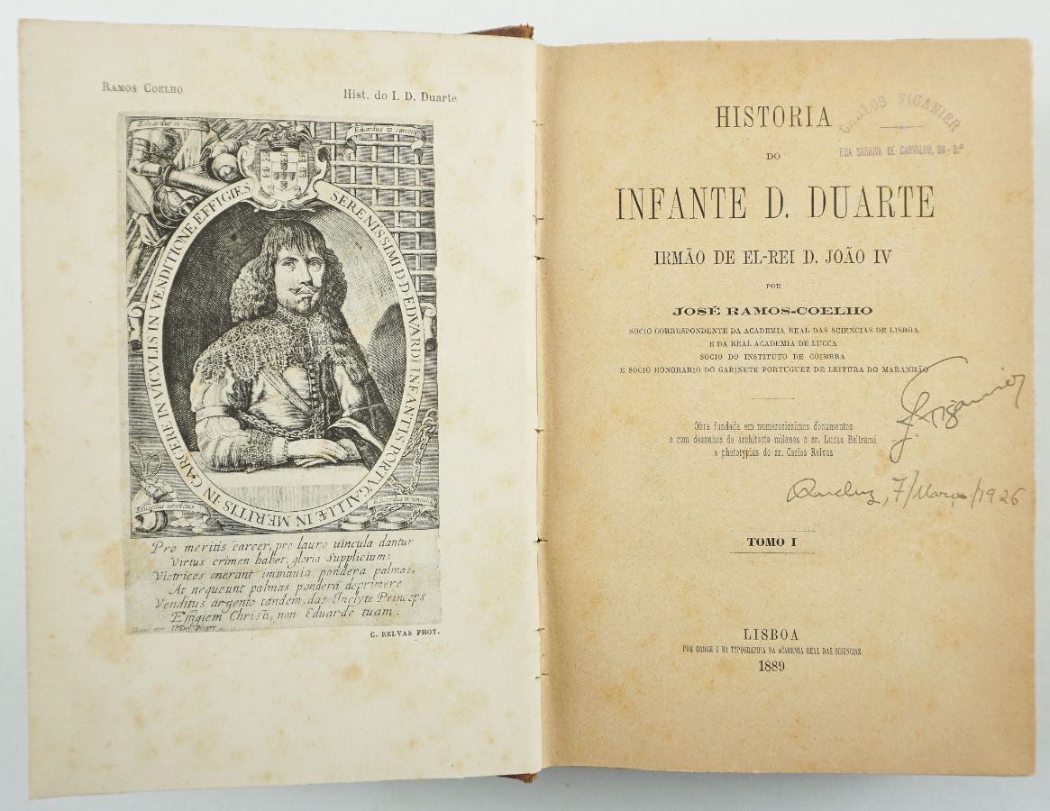 História do Infante D. Duarte por José Ramos-Coelho