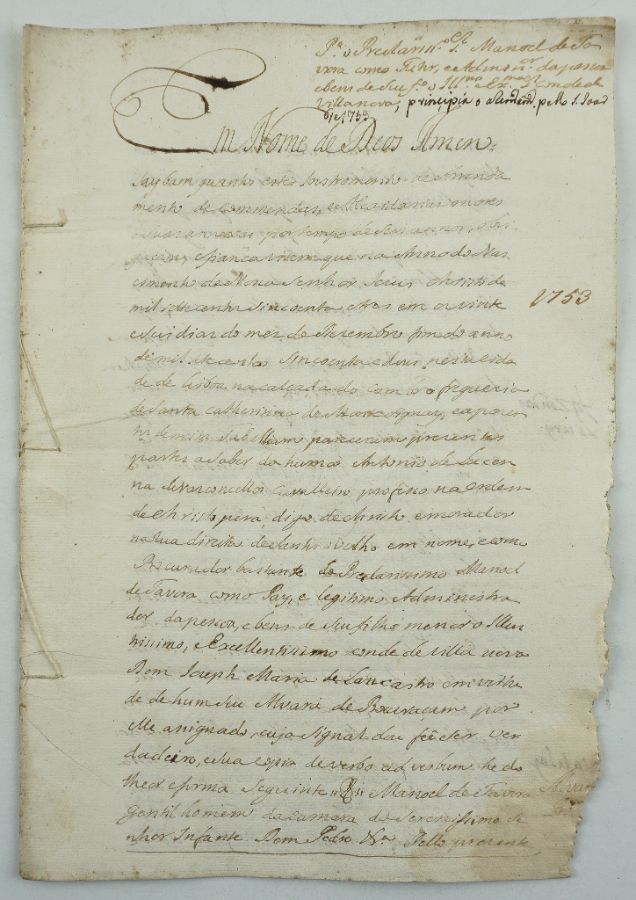 Manuscrito s/ papel