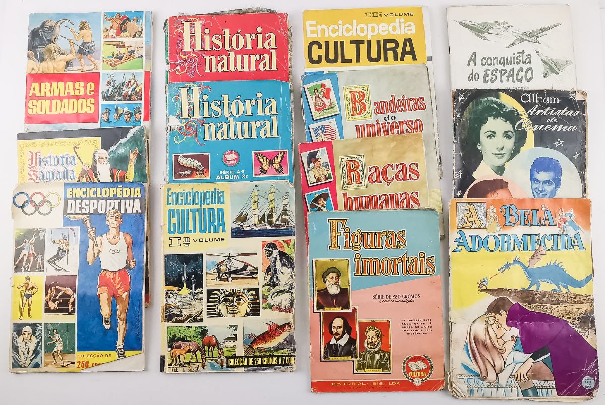 13 Livros de Cromos