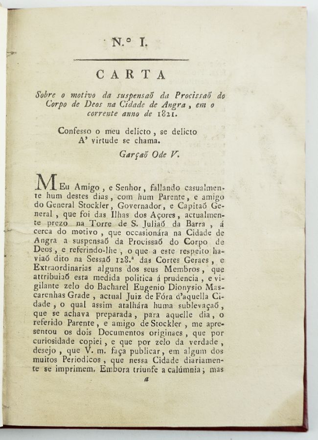 Liberalismo nos Açores (1821- 1822)