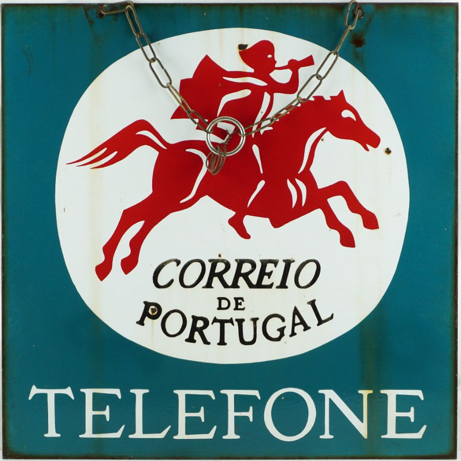 Placa do correio de Portugal