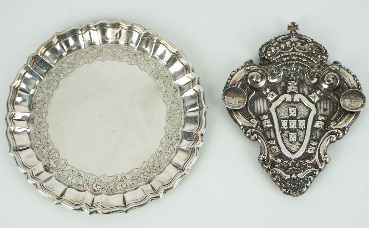 Duas peças em prata portuguesa
