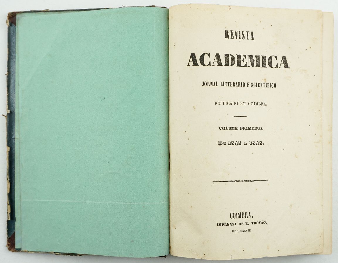 Revista Academica. Jornal Litterario e Scientifico (1845-1848)