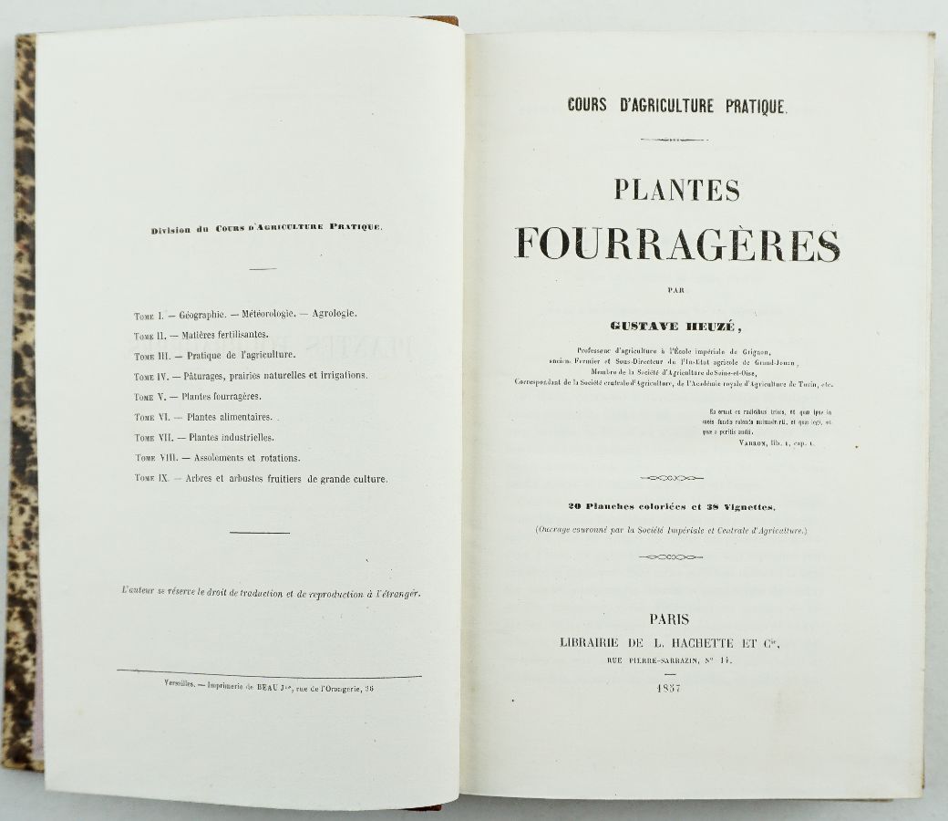 Plantes Fourragères (1857)