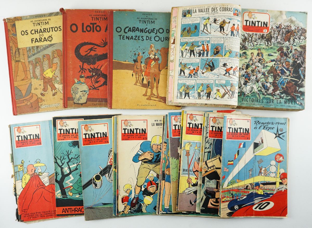 Tintin, Tintin Revista Semanal e Tintin Le Journal des Jeunes de 7 a 77 ans