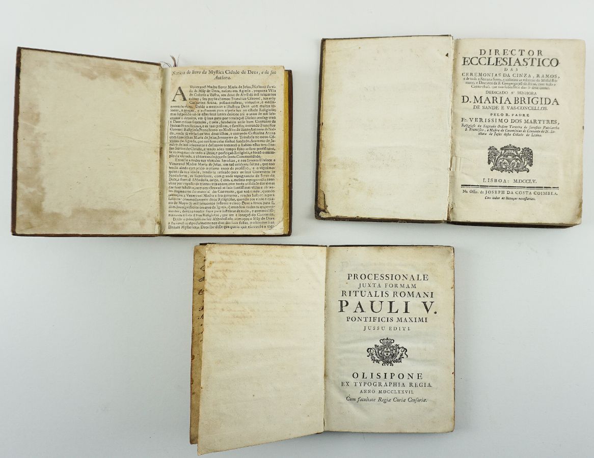 Livros Religiosos – Canto – Chão do Séc XVIII