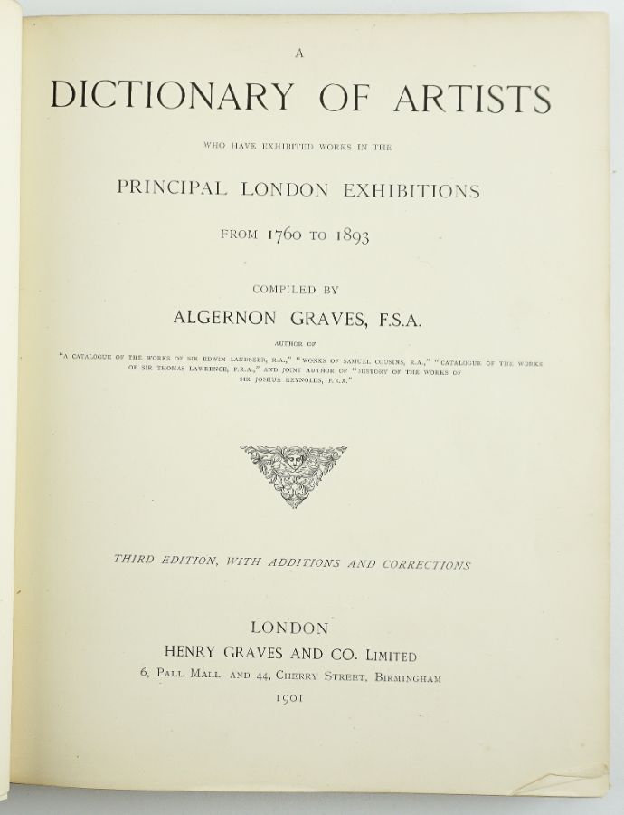 Dictionary of Artists