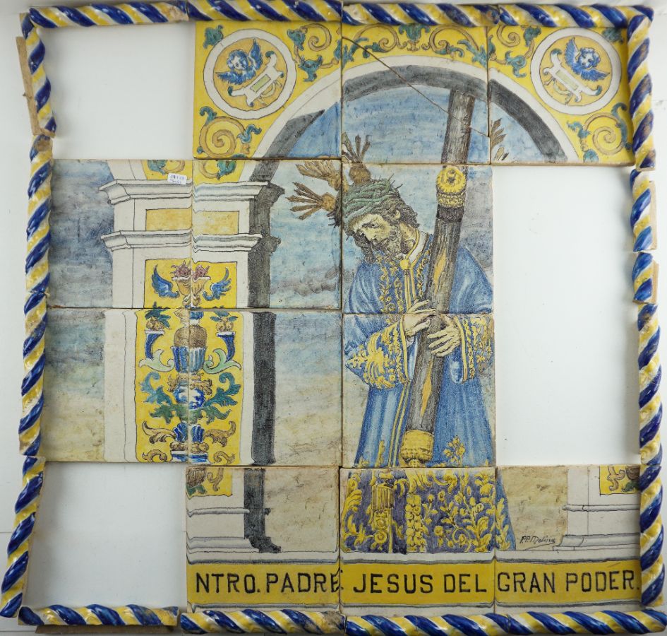 Painel de 12 Azulejos