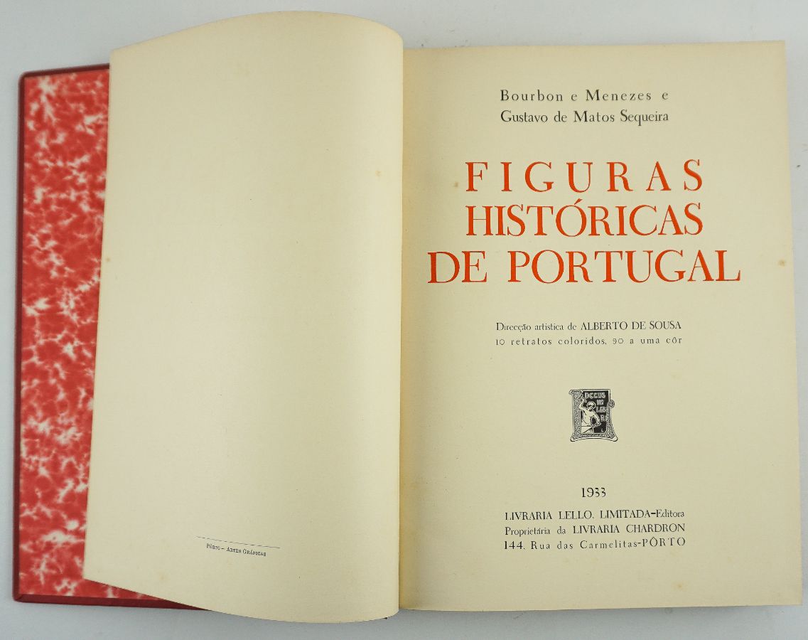 Figuras Históricas de Portugal de Bourbon e Menezes e Gustavo de Matos Sequeira