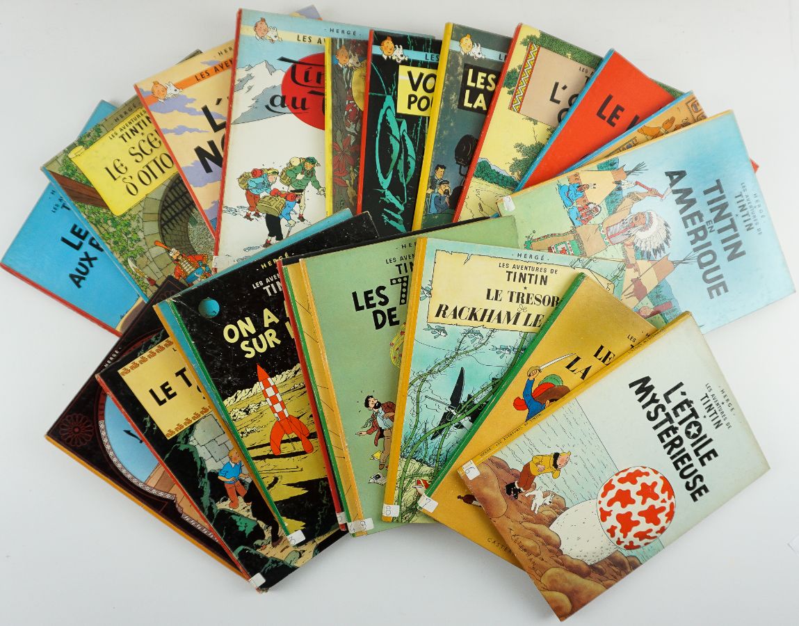 Tintin , 21 livros, Casterman
