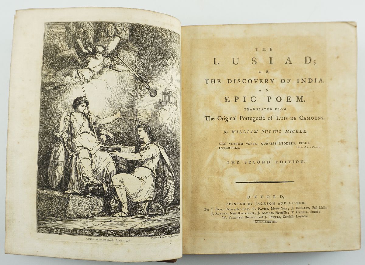 Importante Edição dos Lusiadas - 1778