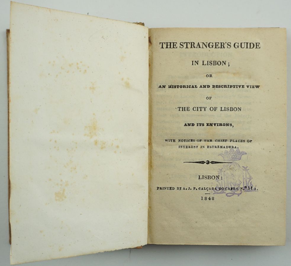 The Stranger´s Guide In Lisbon 1848