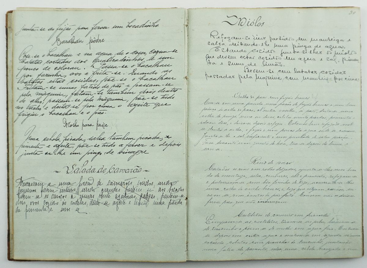 Manuscritos Culinária