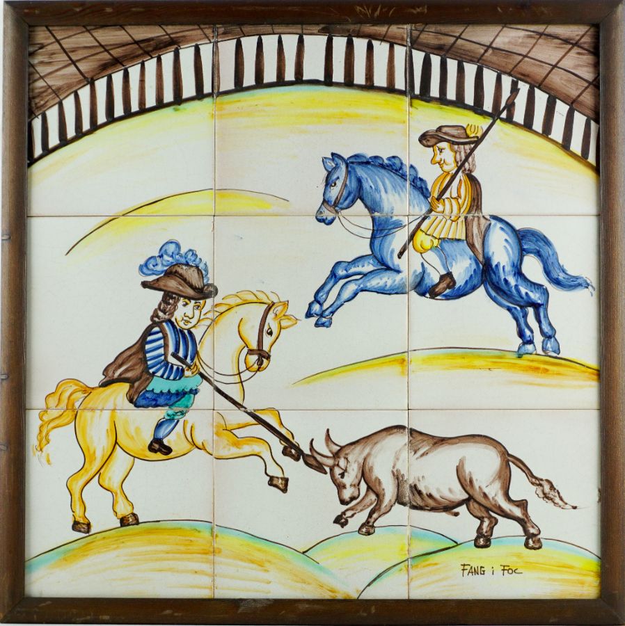 Painel de Nove Azulejos