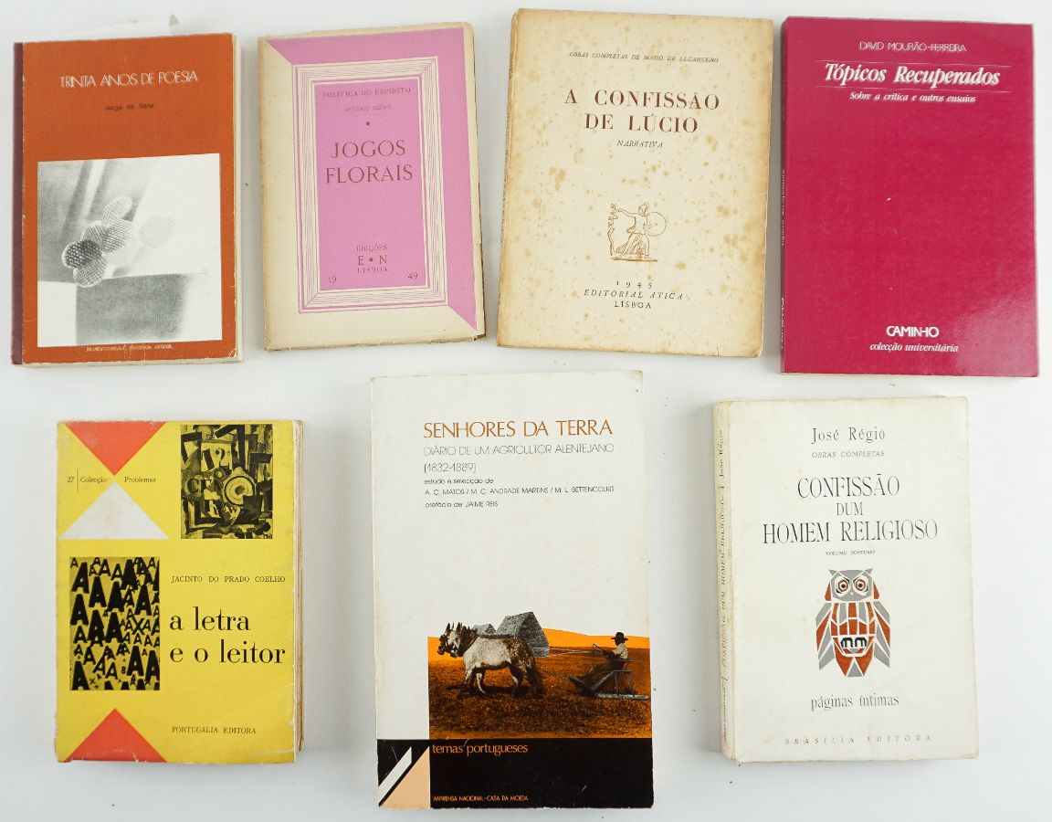 7 Livros diversos (primeiras edições)
