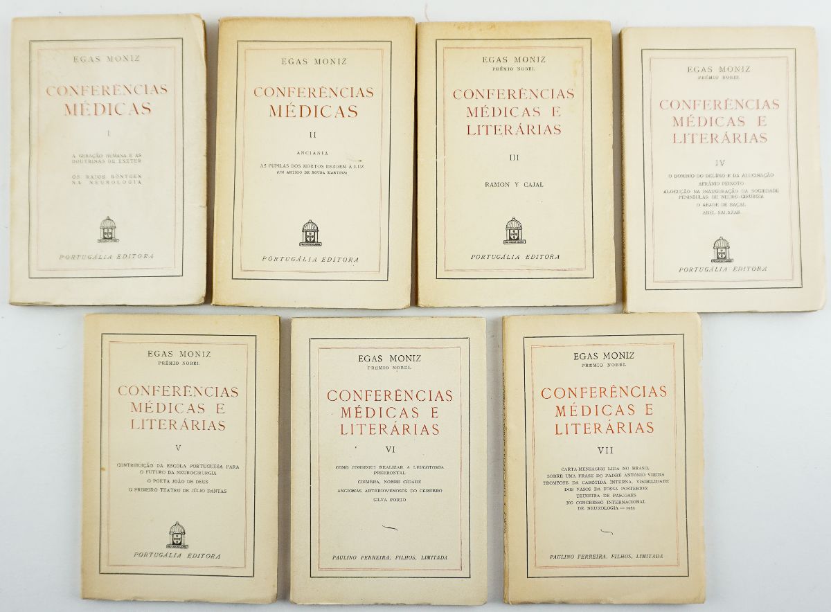 Egas Moniz- Conferências Médicas – Edições Autografadas