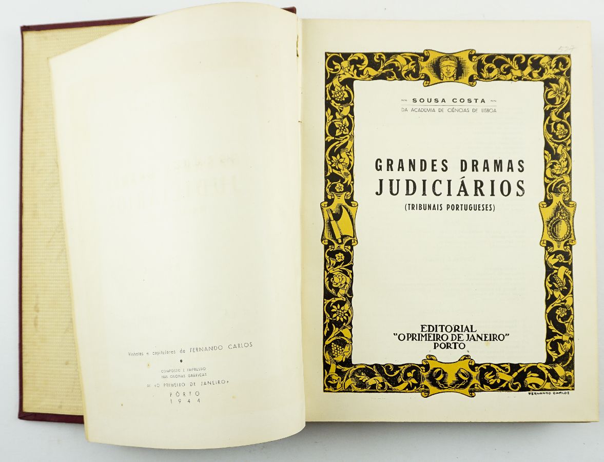 Grandes Dramas Judiciários - com dedicatória do autor
