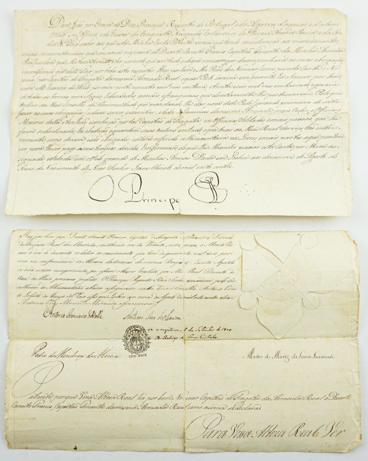 Manuscrito Dom João Infante de Portugal – 1800