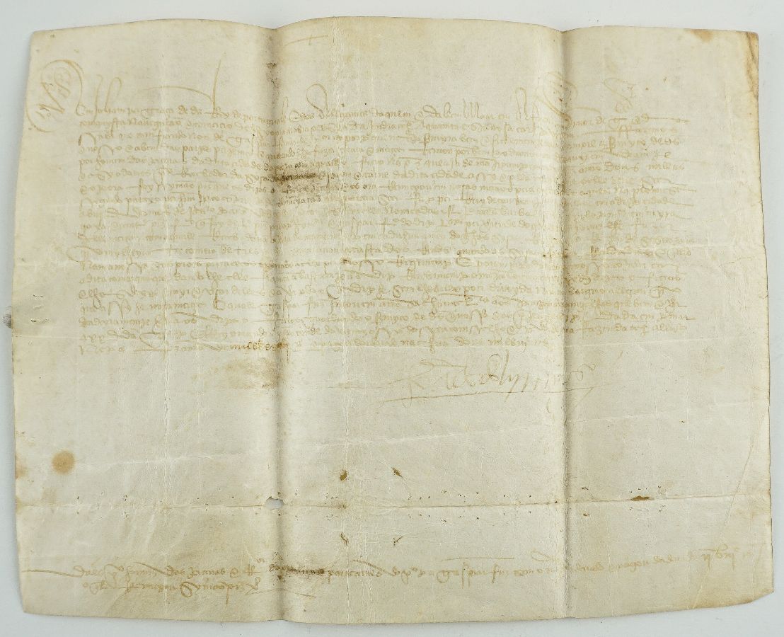Manuscrito sobre pergaminho