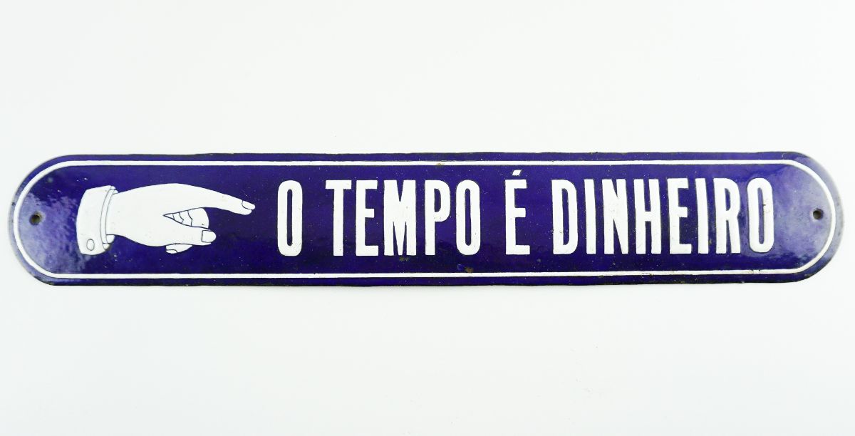 Placa esmaltada