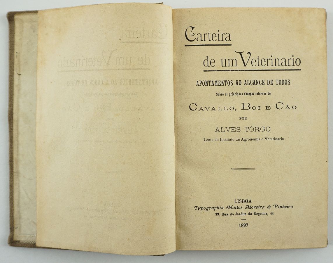 Carteira de um Veterinário (1897)