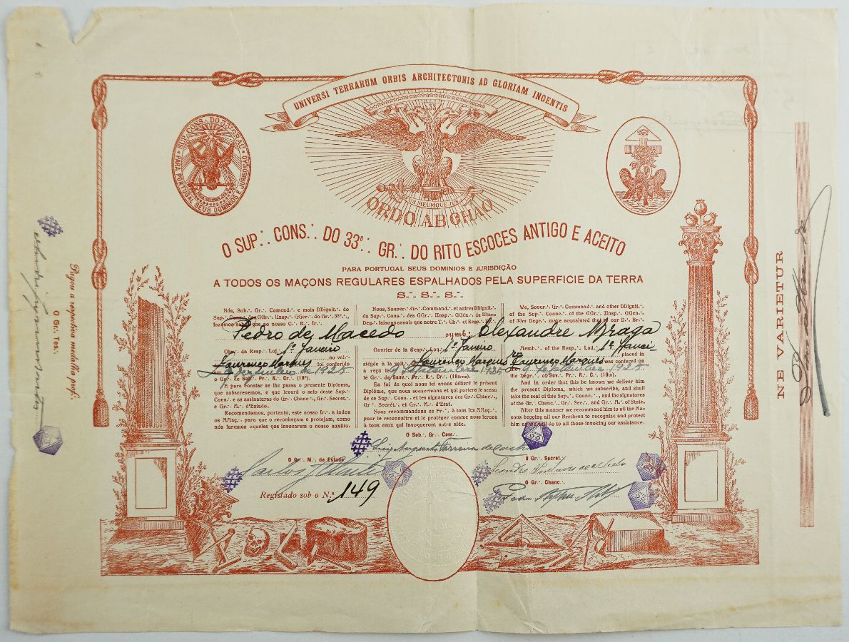 Diploma Maçónico (Moçambique)