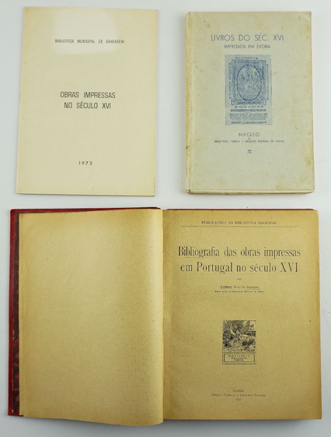 Obras sobre tipografia portuguesa do século XVI