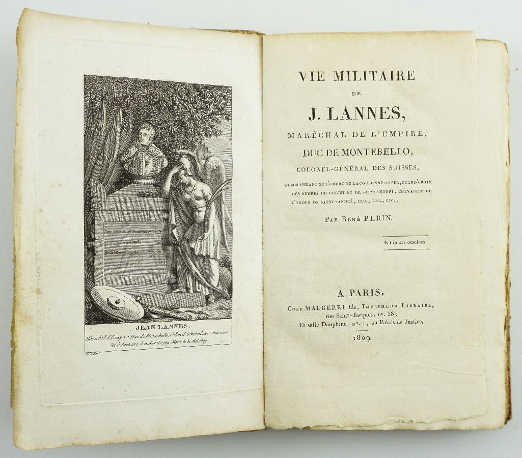 Rara obra sobre o marechal Lannes (1809)